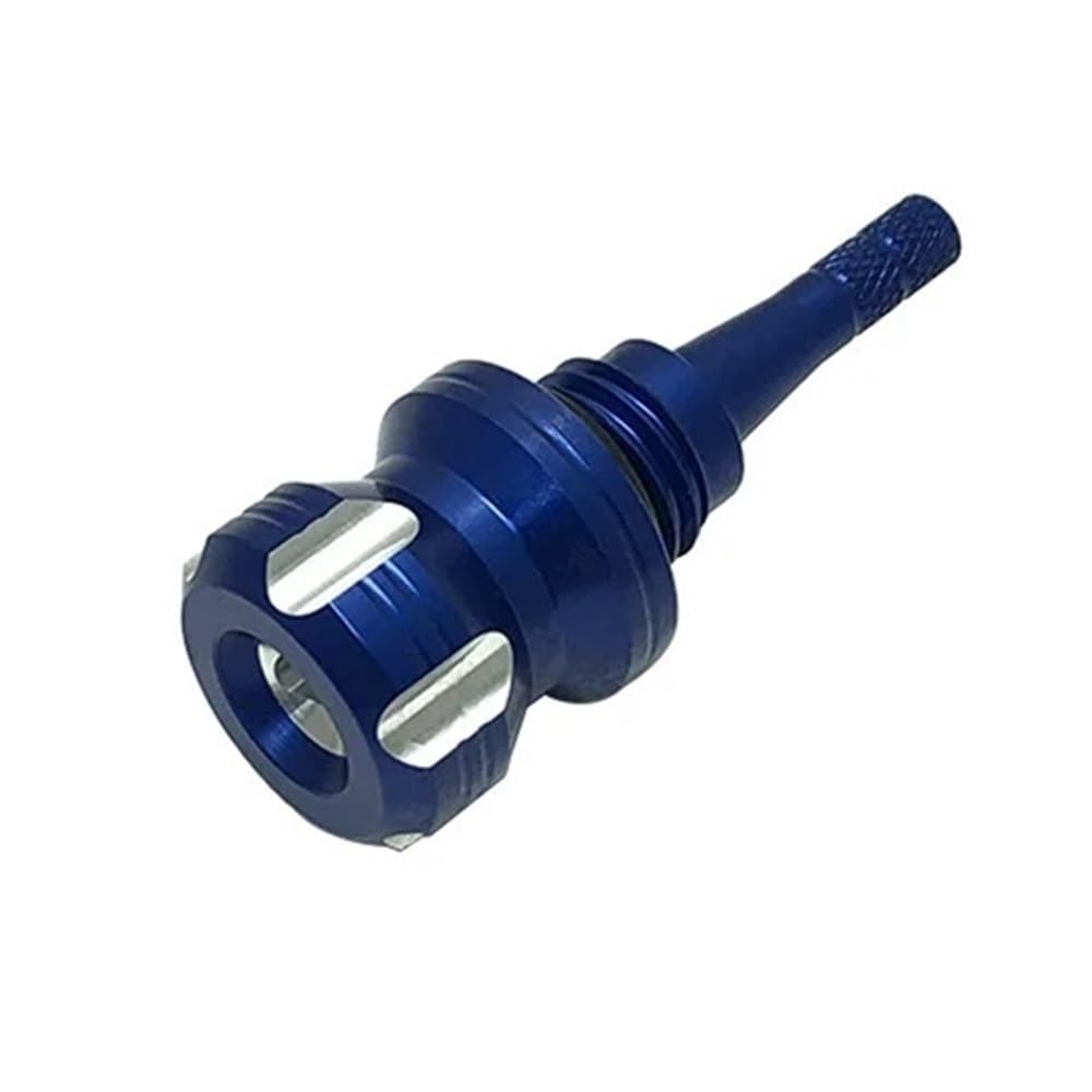 Niyade Für XSR155 Für XSR-155 Für MT15 Für MT-15 2019 2020 2021 2022 2023 Zubehör Motorrad Motor Dip Stick Schraube Ölmessstab Stick Level Gauge(Blue) von Niyade