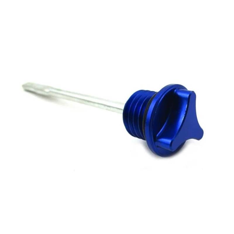 Niyade Motorölmessstab Ölmessstab ATV Pit Dirt Bike Motorrad Für YX 50 125 140 150 160 200 Für 250 Cc Stick Level Gauge(Blue) von Niyade