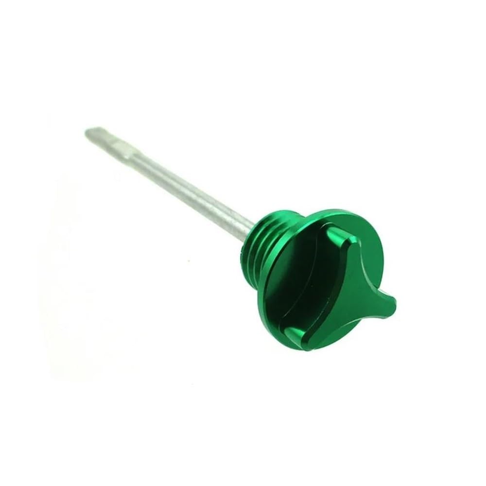 Niyade Motorölmessstab Ölmessstab ATV Pit Dirt Bike Motorrad Für YX 50 125 140 150 160 200 Für 250 Cc Stick Level Gauge(Green) von Niyade