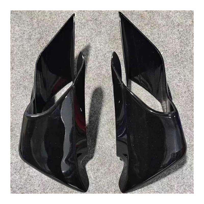 Niyade Motorrad Aerodynamische Winglets Feste Wind Flügel Verkleidung Für YZF-R1 Für YZF-R25 Für YZF-R3 Für YZF 2015-2023 Verkleidungen(Black) von Niyade