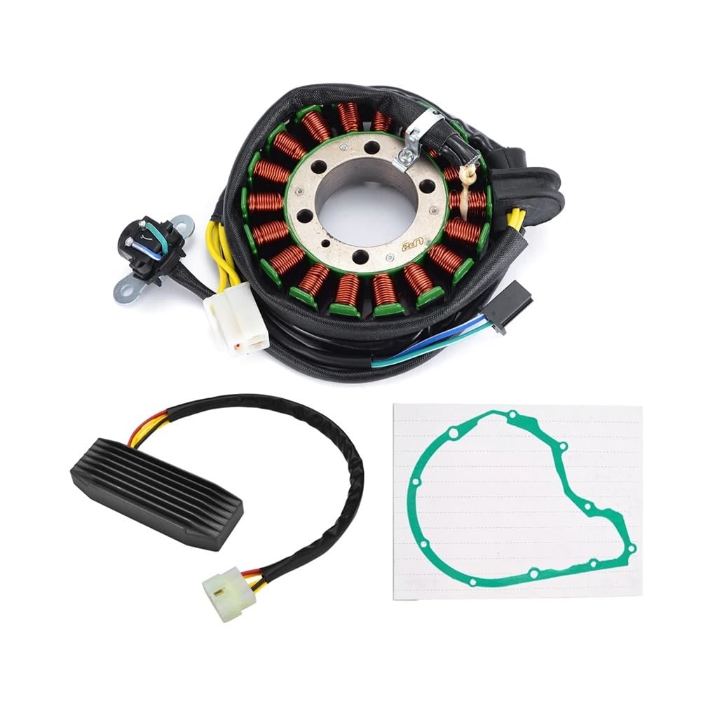 Niyade Stator Zündspule Motor Stator Spule Spannungsreglergleichrichter Für VS600 Für VS600GL Für VS800 Für VS800GL Für Intruder 600 800 T/v Version Mit Dichtung von Niyade