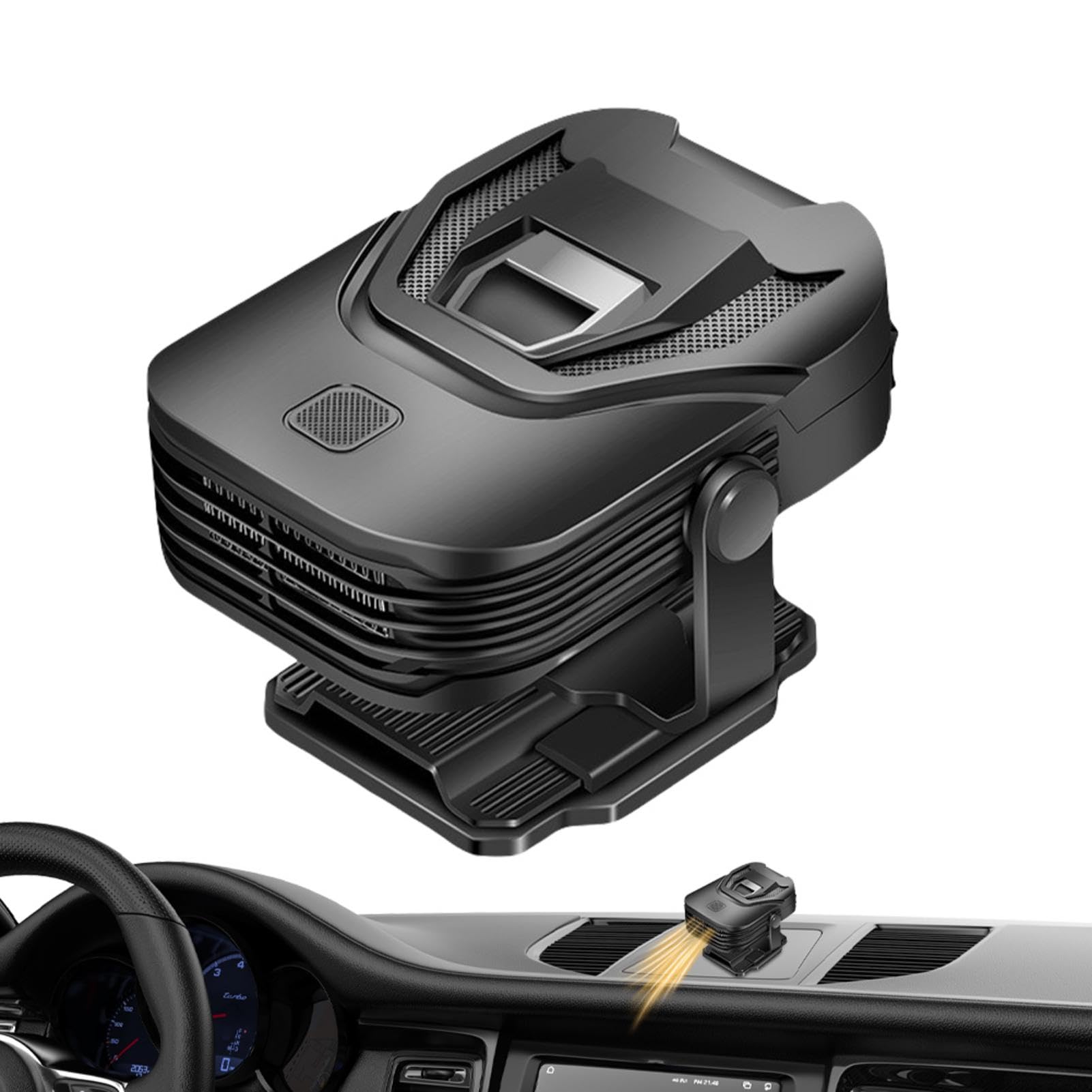 Nkmujil Quick Heating Car Heater with 12V Defroster Function, Compact Windscreen Heater Fan for Vehicles, Perfect for Cars and Trucks, Ensure Clear Visibility in Cold Weather von Nkmujil