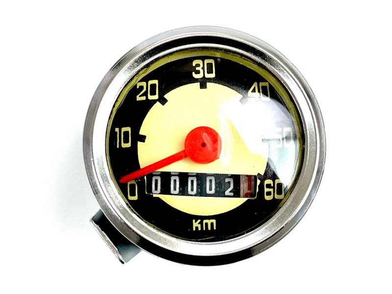 70er Jahre Mofa Moped Tacho 48mm Tachometer Typ VDO Hercules Puch Kreidler KTM von No-Name