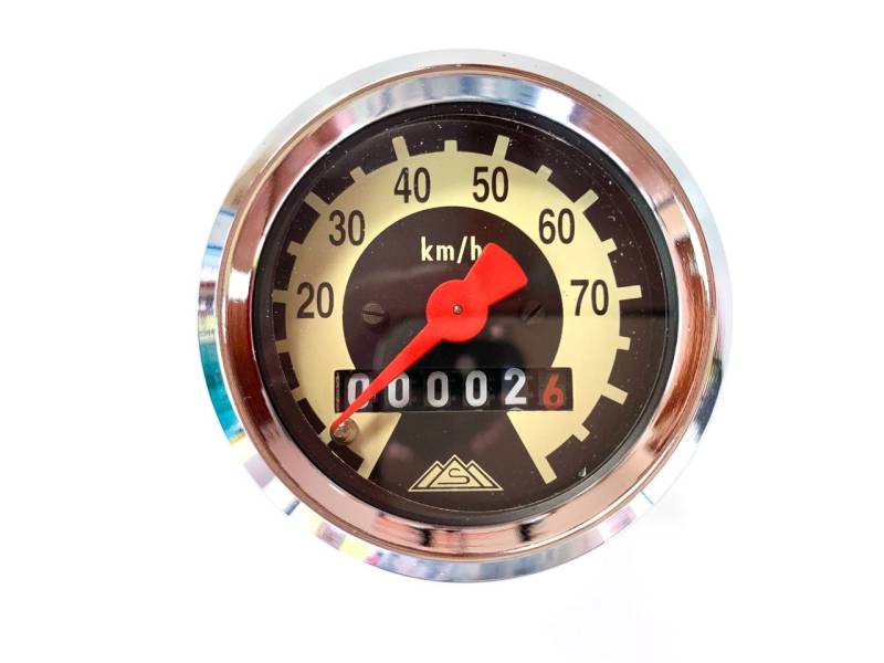 Nostalgie Tacho 70km/h / Tachometer 48mm Durchmesser von No-Name