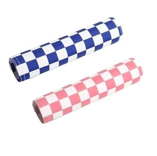 Lenkerpolster Crossbar Lenkerschutz Pads Runder Motorrad Lenker Crossbar Bar Pad Protector für Motocross Dirt Bike ATV Quad (Blau +rosa) von Nocyclonic