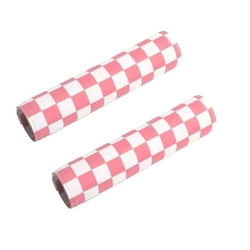 Lenkerpolster Crossbar Lenkerschutz Pads Runder Motorrad Lenker Crossbar Bar Pad Protector für Motocross Dirt Bike ATV Quad (rosa + rosa) von Nocyclonic