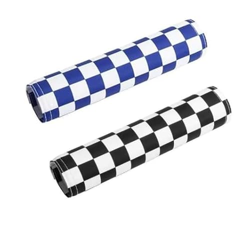 Lenkerpolster Crossbar Lenkerschutz Pads Runder Motorrad Lenker Crossbar Bar Pad Protector für Motocross Dirt Bike ATV Quad (schwarz+Blau) von Nocyclonic