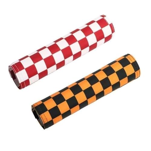 Lenkerschutzpolster "Schaumstoff",Motorrad Lenker Crossbar Bar Pad Protector (Rot+Orange) von Nocyclonic