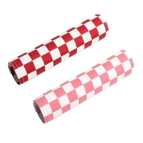 Lenkerschutzpolster "Schaumstoff",Motorrad Lenker Crossbar Bar Pad Protector (Rot+rosa) von Nocyclonic