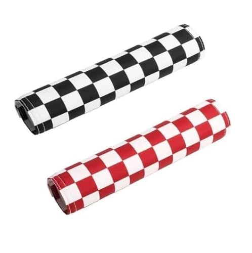 Lenkerschutzpolster "Schaumstoff",Motorrad Lenker Crossbar Bar Pad Protector (schwarz+Rot) von Nocyclonic