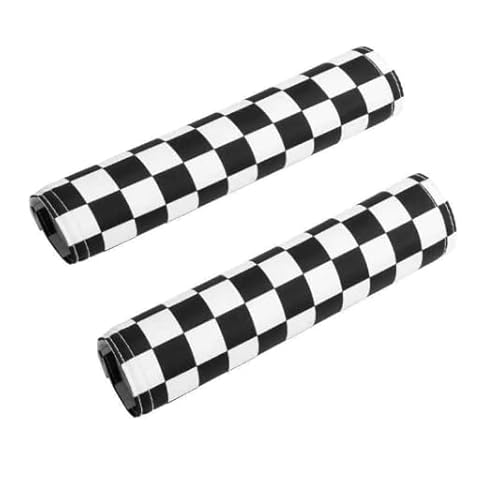 Motorrad Lenkerschutzpolster,Motorrad Lenker Crossbar Bar Pad Protectorfür Motocross Dirt Bike ATV Quad (schwarz+schwarz) von Nocyclonic