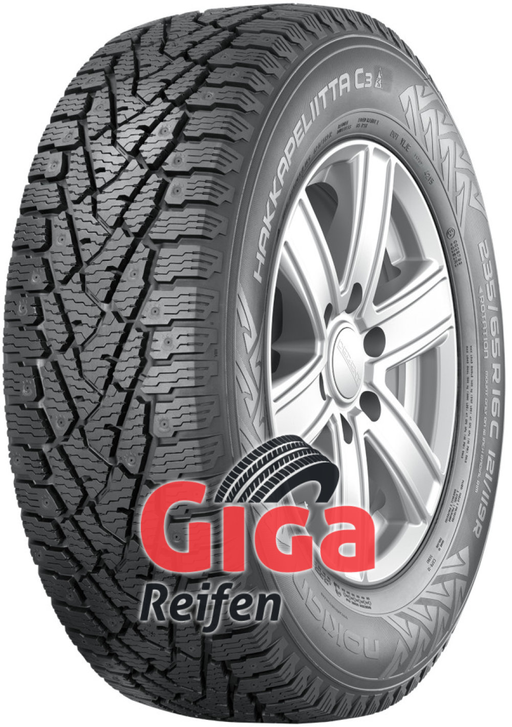 Nokian Hakkapeliitta C3 ( 195/70 R15C 104/102R, bespikebar ) von Nokian