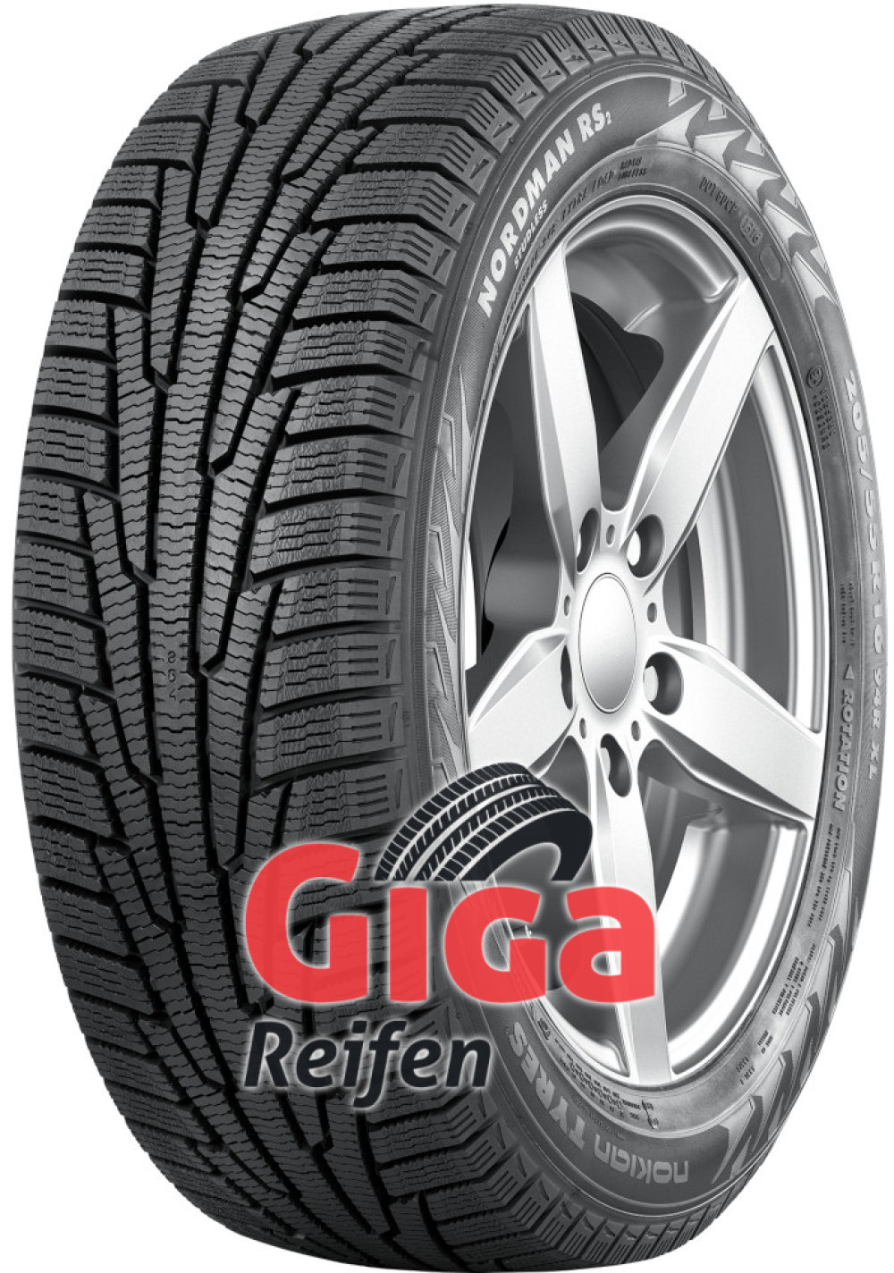 Nokian Nordman RS2 ( 195/55 R16 91R XL, Nordic compound ) von Nokian