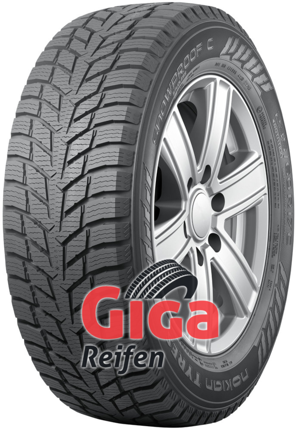 Nokian Snowproof C ( 195/65 R16C 104/102T 8PR Aramid Sidewalls ) von Nokian