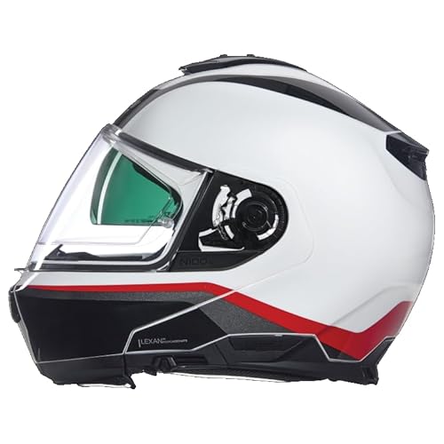 NOLAN HELMET N100-6 INCOGNITO 344 L, White/Red/Black von Nolan