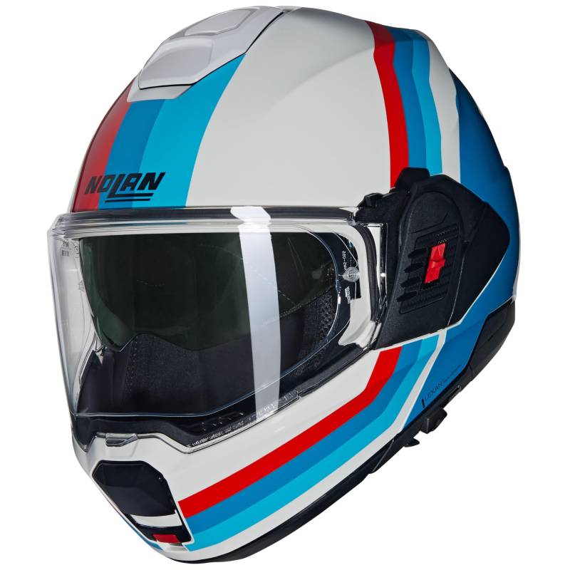 NOLAN HELMET N120-1 LINEO 347 L, White/Blue/Red von Nolan