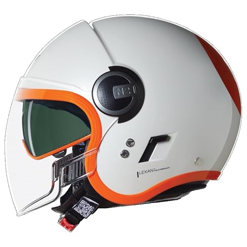 NOLAN HELMET N21 VISOR 06 OCIO 347 XS, Pearl/Orange von Nolan