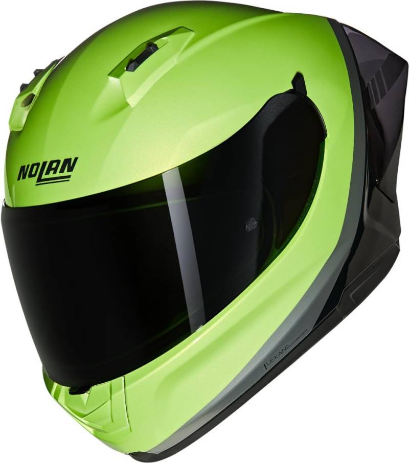 NOLAN HELMET N60-6 SPORT VERNICIATURA SPECIALE 348 XL, Pulse Green/Black/Grey von Nolan