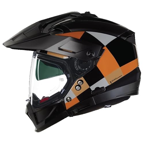 NOLAN HELMET N70-2 X 06 RUVIDO 343 XL, Black/Grey/Ochre von Nolan