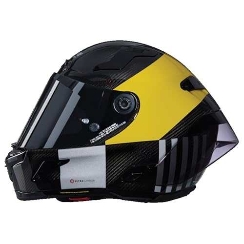 NOLAN HELMET X-804 RS COMBO GARA 350 XL, Carbon/Yellow/Grey/Black von Nolan