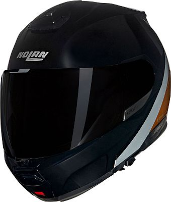 Nolan N100-6 Verniciatura Speciale 343, Klapphelm - Schwarz/Dunkelorange/Hellgrau - M von Nolan