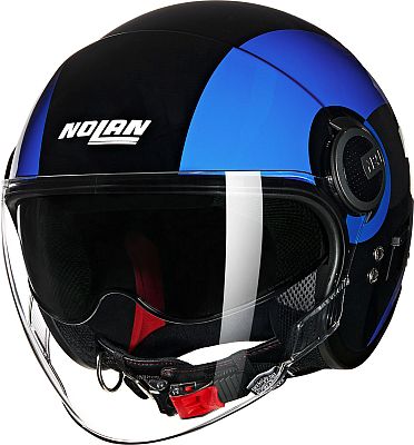 Nolan N21 Visor Bicromo 351, Jethelm - Schwarz/Dunkelblau/Blau - L von Nolan