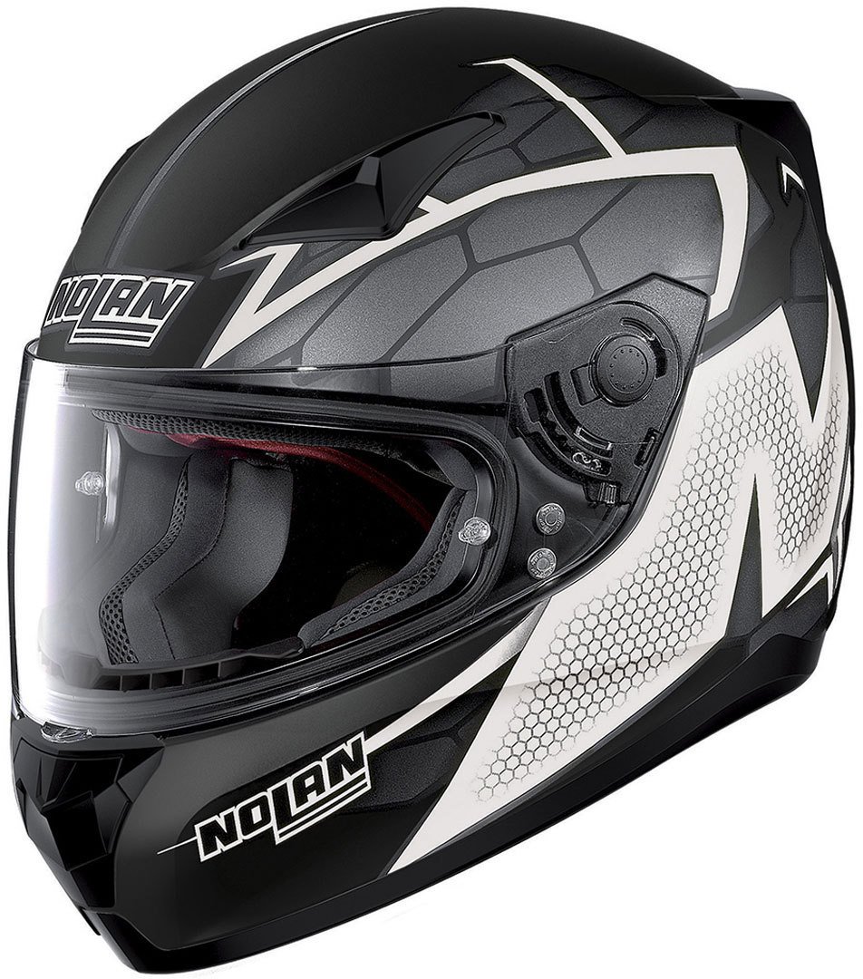 Nolan N60-5 Hexagon Helm L (60) Schwarz/Weiß von Nolan