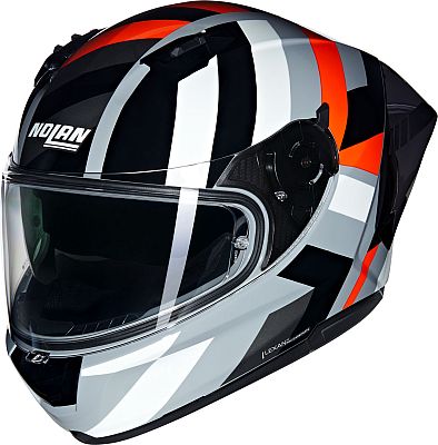 Nolan N60-6 Sport Dinamico 345, Integralhelm - Grau/Hellgrau/Orange/Schwarz - M von Nolan