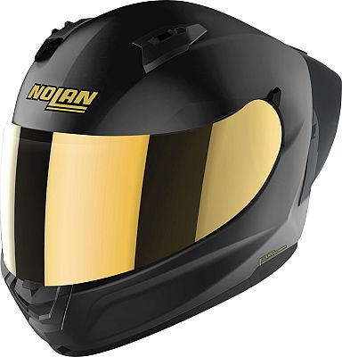 Nolan N60-6 Sport Edition, Integralhelm - Matt-Schwarz Gold-Verspiegelt - L von Nolan