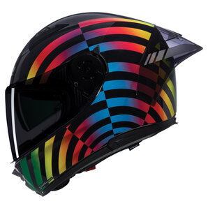 Nolan N60-6 Sport Policromo Integralhelm Gelb Orange Rot Blau Schwarz von Nolan