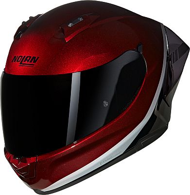 Nolan N60-6 Sport Verniciatura Speciale 343, Integralhelm - Dunkelrot/Schwarz/Hellgrau - M von Nolan