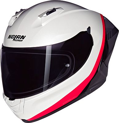 Nolan N60-6 Sport Verniciatura Speciale 347, Integralhelm - Weiß/Schwarz/Neon-Rot - M von Nolan