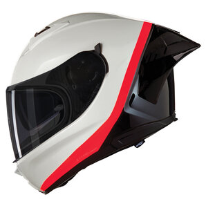 Nolan N60-6 Sport Verniciatura Speciale Integralhelm Weiss Schwarz Rot von Nolan