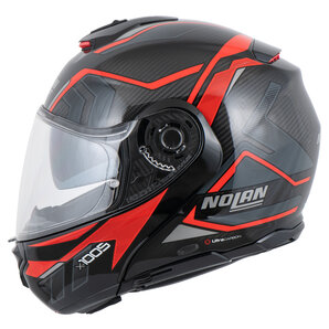 Nolan X-1005 Sandglass Klapphelm Carbon Rot von Nolan