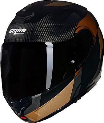 Nolan X-1005 Ultra Carbon Sportivo 345, Klapphelm - Schwarz/Orange/Grau - M von Nolan