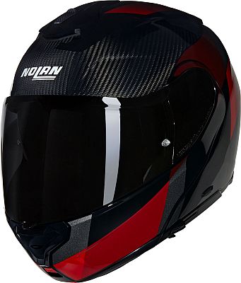 Nolan X-1005 Ultra Carbon Sportivo 346, Klapphelm - Schwarz/Rot/Grau - S von Nolan