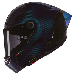 Nolan X-804 RS Liquido Carbon Glossy Integralhelm Blau von Nolan