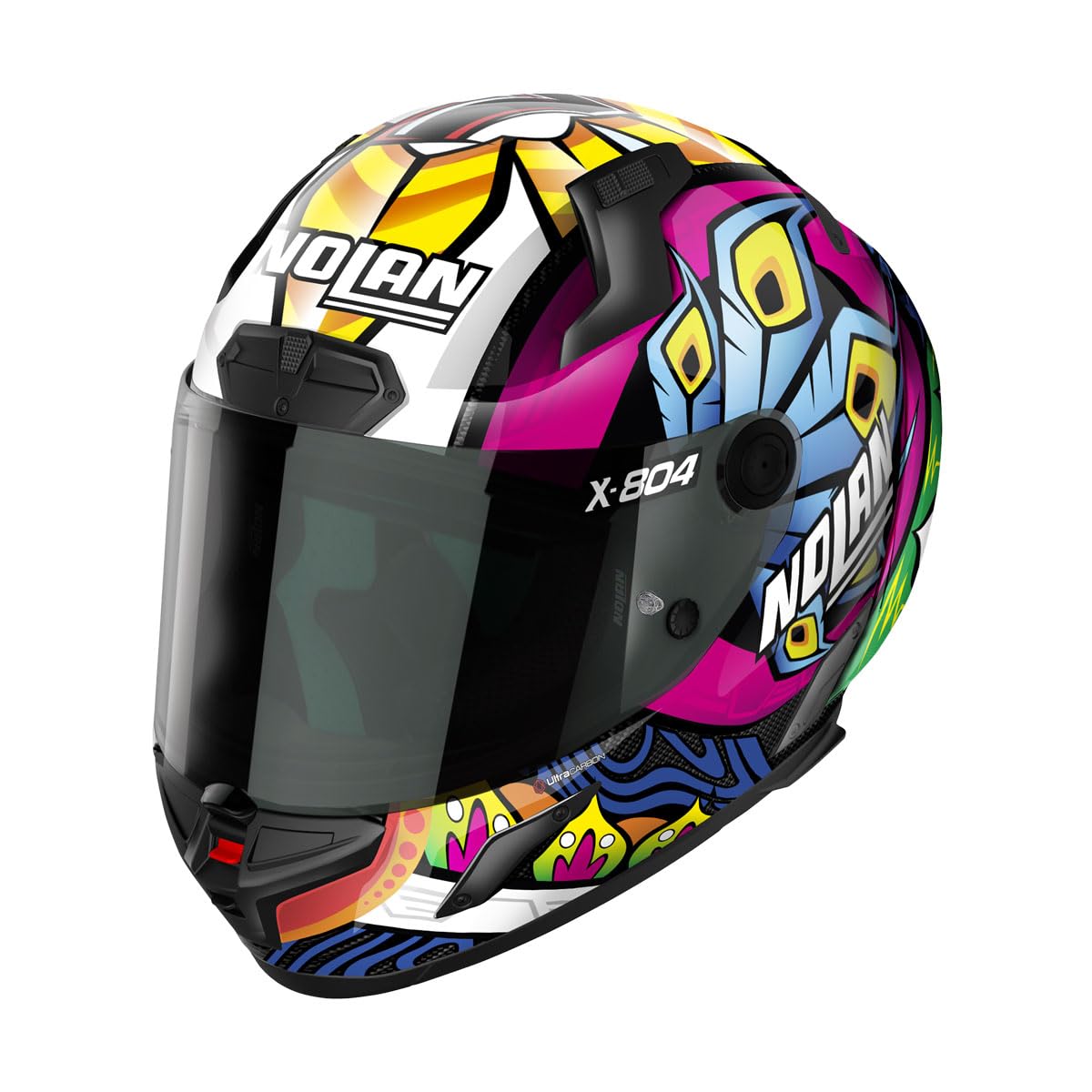 Nolan X-804 RS Ultra Carbon Chaz Davies Replica Helm, bunt, L (60) von Nolan