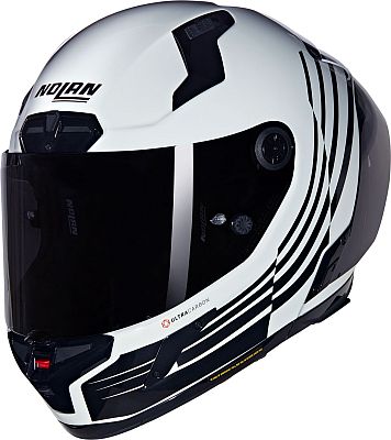 Nolan X-804 RS Ultra Carbon Ala 344, Integralhelm - Weiß/Schwarz - M von Nolan