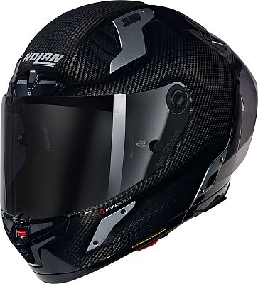 Nolan X-804 RS Ultra Carbon Argento 332, Integralhelm - Schwarz/Silber - M von Nolan