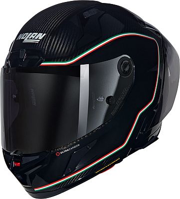 Nolan X-804 RS Ultra Carbon Asso Di Picche 341, Integralhelm - Schwarz/Rot/Weiß/Grün - L von Nolan