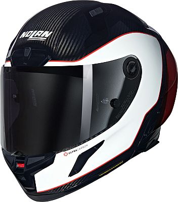 Nolan X-804 RS Ultra Carbon Asso Di Picche 343, Integralhelm - Schwarz/Weiß/Rot - M von Nolan