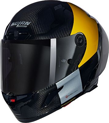 Nolan X-804 RS Ultra Carbon Combo Gara 350, Integralhelm - Schwarz/Gelb/Grau - L von Nolan