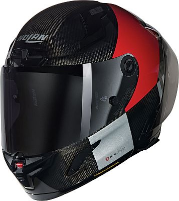 Nolan X-804 RS Ultra Carbon Combo Gara 351, Integralhelm - Schwarz/Rot/Grau - L von Nolan