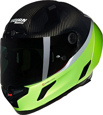 Nolan X-804 RS Ultra Carbon D.O.C. 347, Integralhelm - Neon-Grün/Schwarz/Grau - M von Nolan