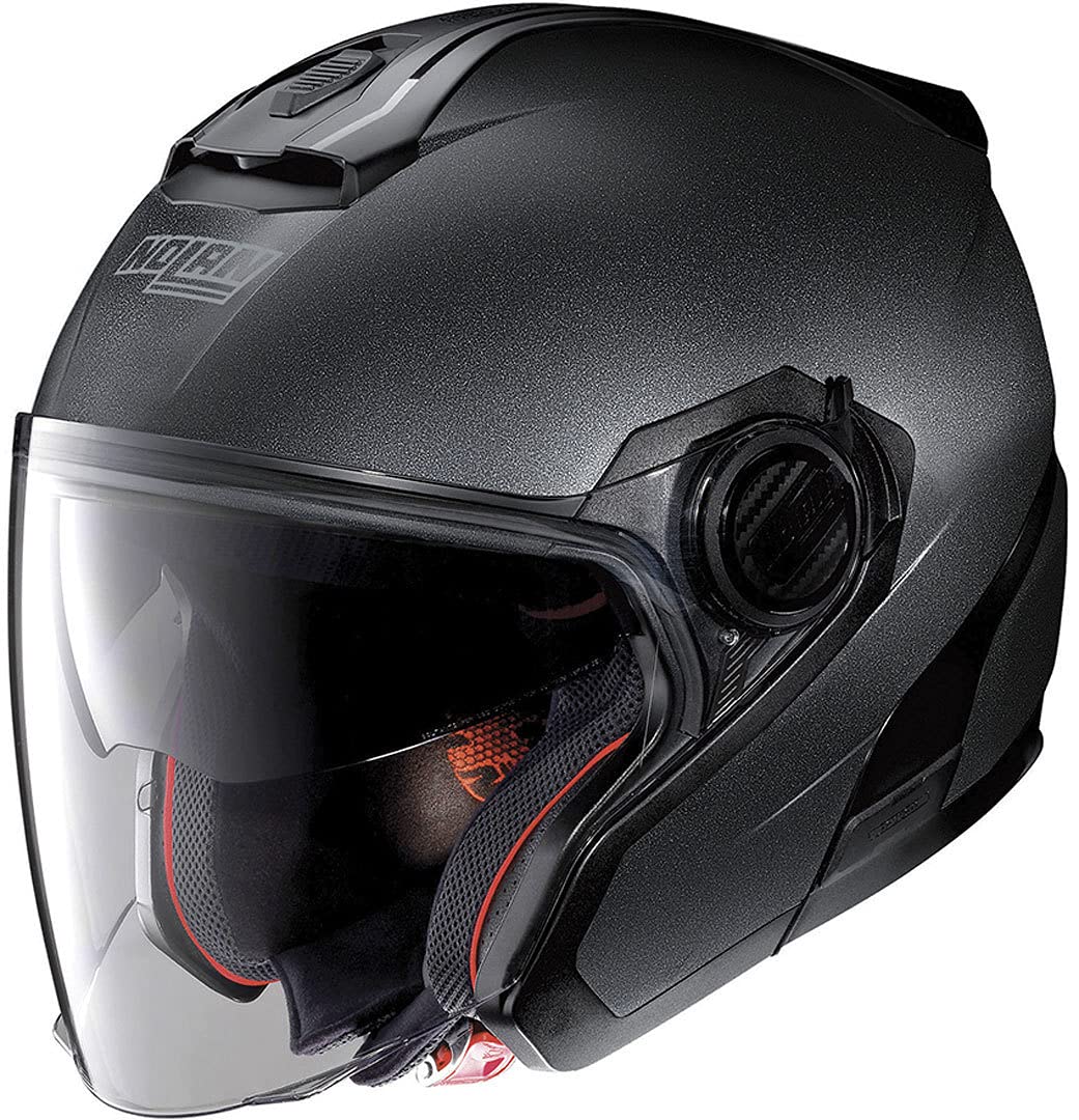 Nolan unisex Nolan N40-5 speciel N-com sort graphite HELMET, BLACK GRAPHITE, L EU von GREX