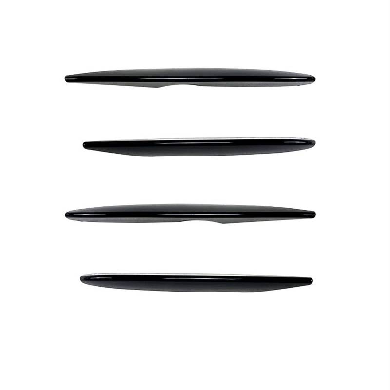 Splitter Frontspoiler Für Mercedes Für Benz GLC/GLC Coupe GLC250 300 GLC43 AMG Nebelscheinwerfer Trim Cover Aufkleber Air Knife Stoßstange Spoiler Grille (Farbe : 4pcs Gloss Black) von Nonuin