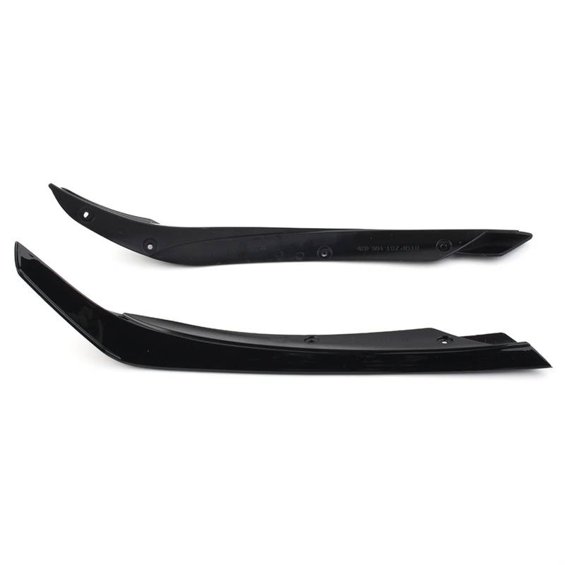 Splitter Frontspoiler Für Mercedes Für Benz A-Klasse W176 A200 A45 AMG 1 Paar Glänzend Schwarz Auto Frontlippe Spoiler Flossen Splitter Dekoration Trim 2016-2018 von Nonuin