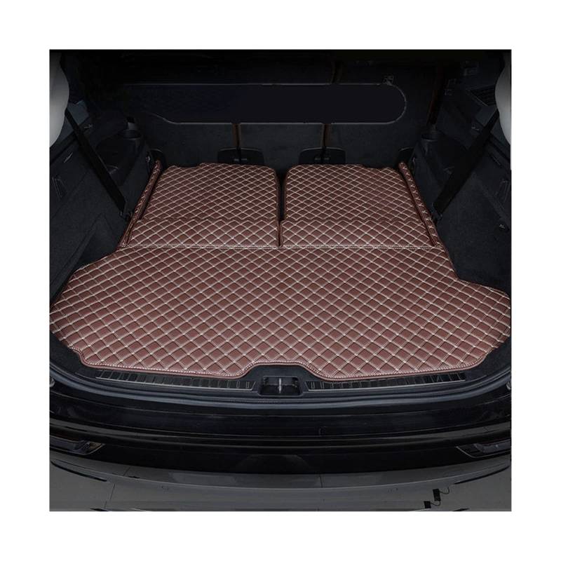 Nonuinz Für Volvo XC90 Sieben Sitze 2021-2023 Kofferraummatte Cargo Liner Teppich Innenteile Zubehör Kofferraummatten (Color : 1, Größe : B5) von Nonuinz