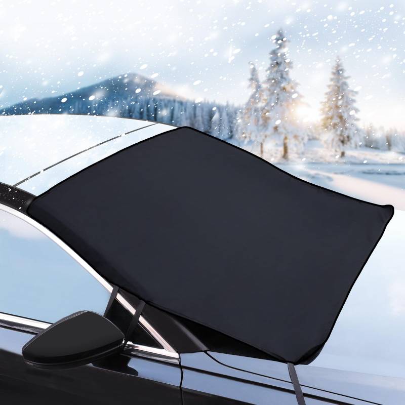 Noosverl scheibenabdeckung Auto Winter Wabdeckung Auto Faltbar Schutz Gegen Schnee, EIS, Frost und UV Geeignet für Limousinen und SUV 190 X 107cm von Noosverl